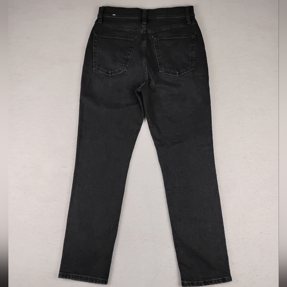 Mango MNG Claudia Ankle Jeans In Black Wash Size Women's 4 - Picture 3 of 6